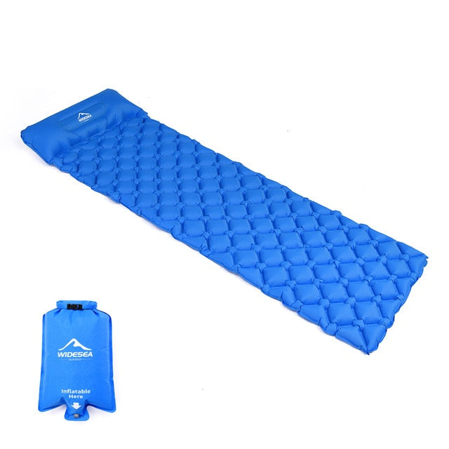 Widesea Inflatable Sleeping Pad with Pillow