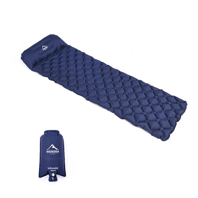 Widesea Inflatable Sleeping Pad with Pillow