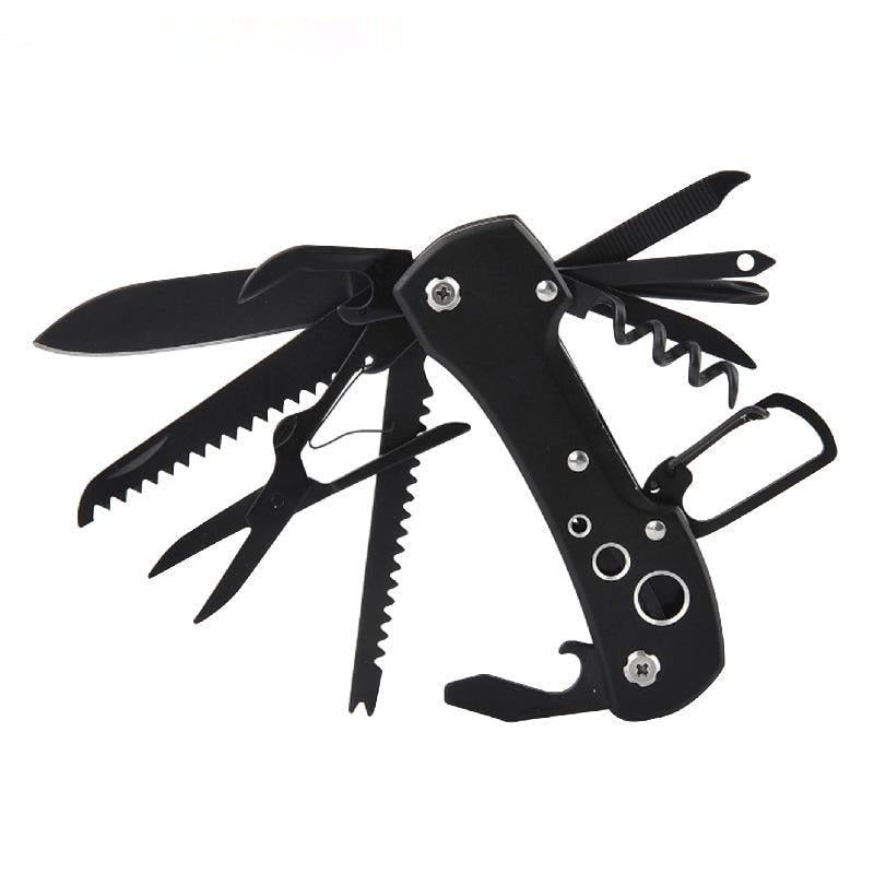 Black Multifunctional Swiss Knife